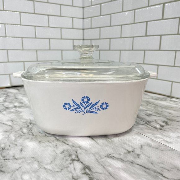 Corningware Kitchen Vintage Mcm Corning Ware Blue Cornflower Cup